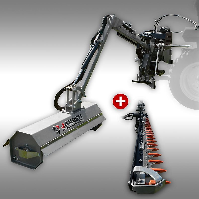 Jansen Hydraulischer Heckmulcher/Mähbalken Jansen HMS-100(180) Mähwerk/Balken