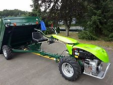 VEMAC Einachser Traktor 12PS Einachstraktor Anhänger Triebachsanhänger