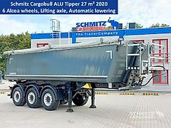 Schmitz Semitrailer Tipper Alu-square sided body 27m³