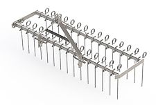 VEMAC Striegel 240cm Wiesenstriegel Rasenstriegel Reitbahnplaner