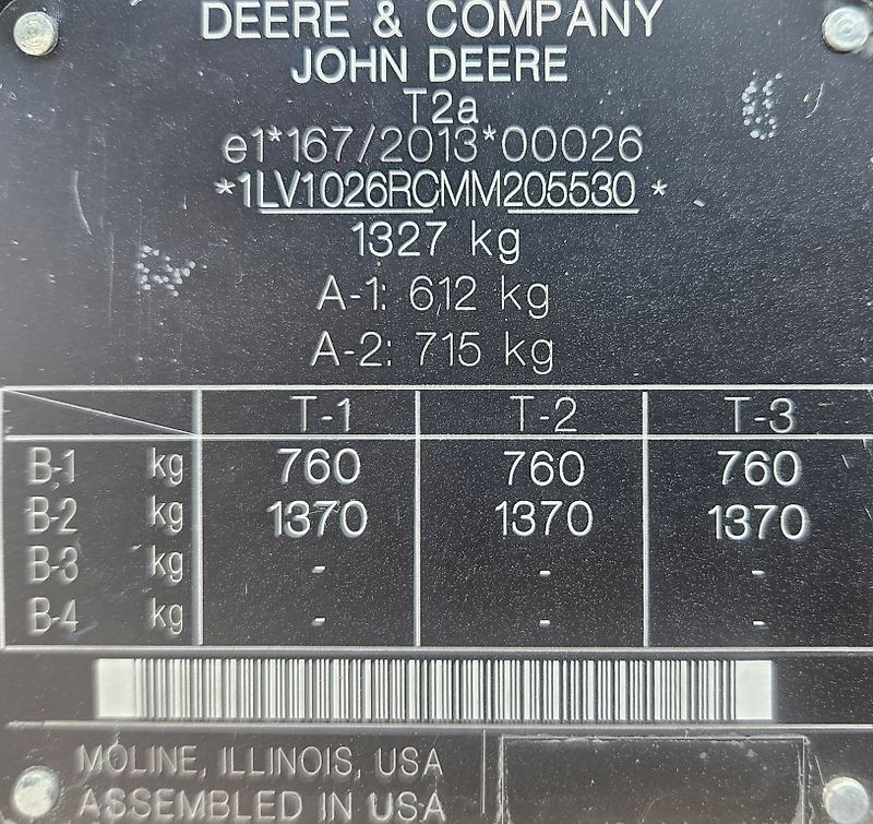 John Deere 1026R Compact Tractor