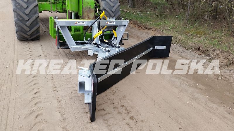 KREATEC Gummischieber/Schmutzschieber/Gülleschieber hydr. verzinkt