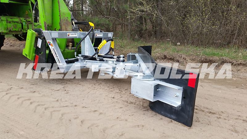 KREATEC Gummischieber/Schmutzschieber/Gülleschieber hydr. verzinkt