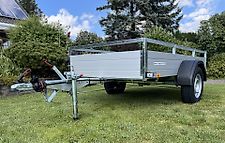 Saris 1350 kg Anhänger Tieflader Kastenanhänger Gebremst Anhänger