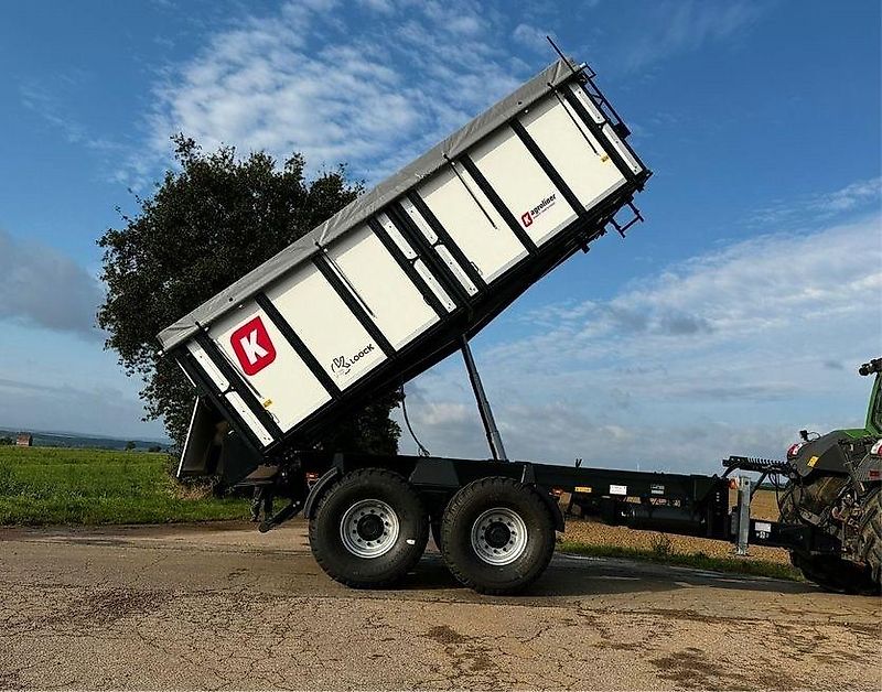 Kröger Agroliner Zentralachs-Dreiseitenkippanhänger TKD302 20 To.