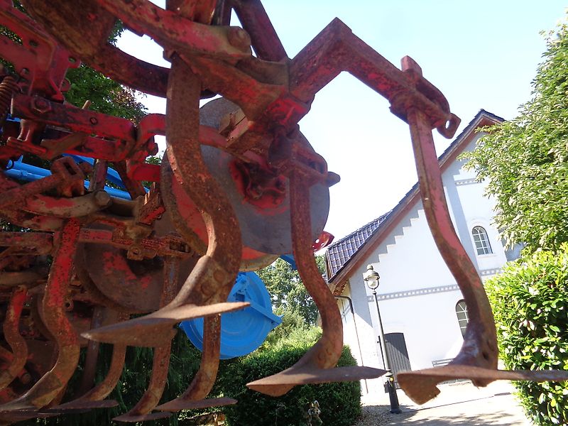 Rau Hackgerät 6 reihig mit Exaktsteuerung Hackschutzscheiben je Reihe 3 Hackschare alleArbeitswerkzeuge Stufenlos Verstellbar