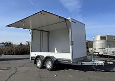 Kofferanhänger mit Verkaufklappe Brenderup 3 m Koffer 2000 kg