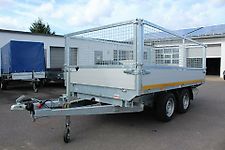 Hochlader 4020 2700 kg Eduard Anhänger inkl. Laubgitter Trailer