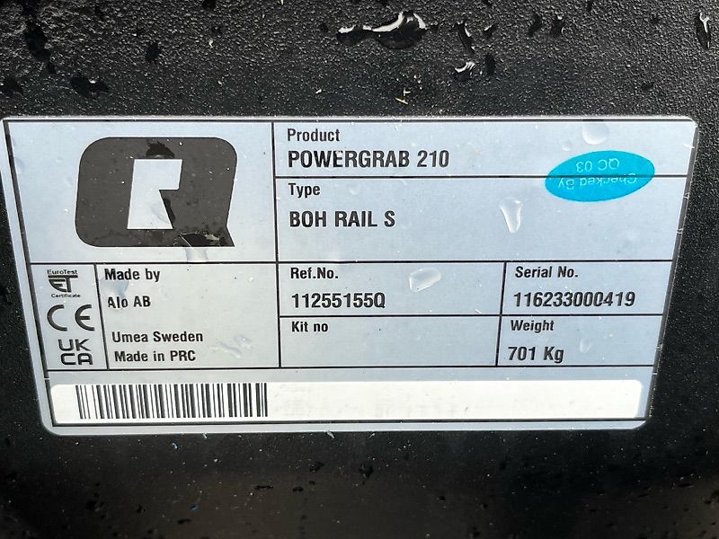 Alö POWERGRAB 210 Silageschaufel TORION