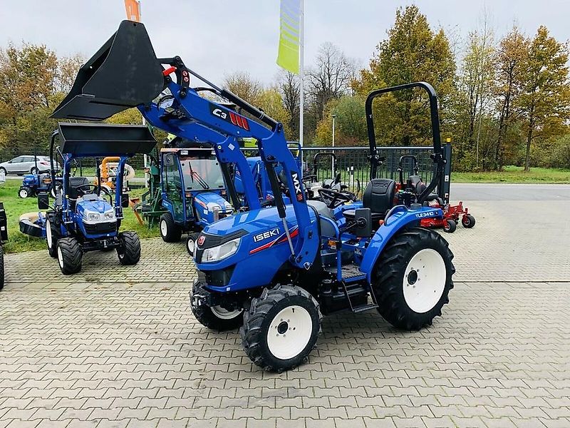 Iseki TLE 3410 AHL, Frontlader mit Parallelführung inkl.Schaufel.