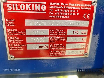 Siloking TrailedLine 4.0 DuoAvant 2014 getrokken voermengwagen