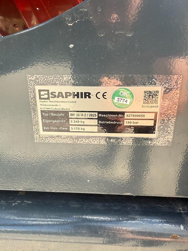 Saphir Silagewalze SW 30 H - Vorführmaschine