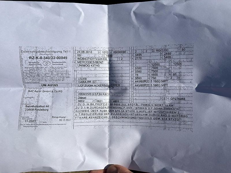 Mercedes-Benz Unimogg 437/45