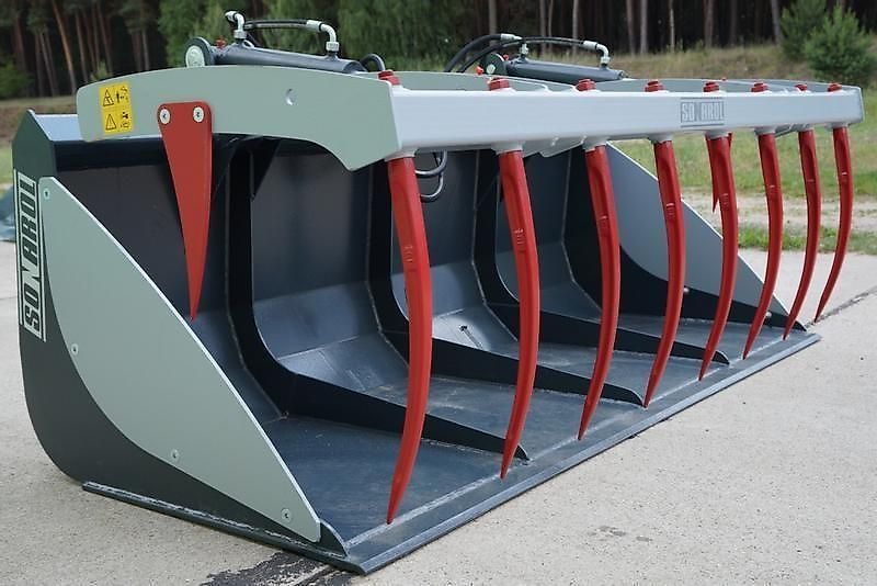 Sonarol Krokodil-Zange Greifer 2,4m mit EURO Aufnahme