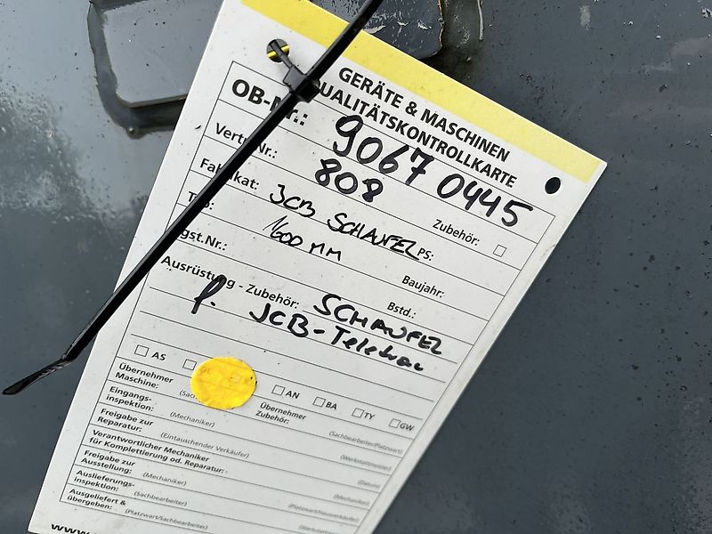 JCB Teletruk Schaufel 1600mm