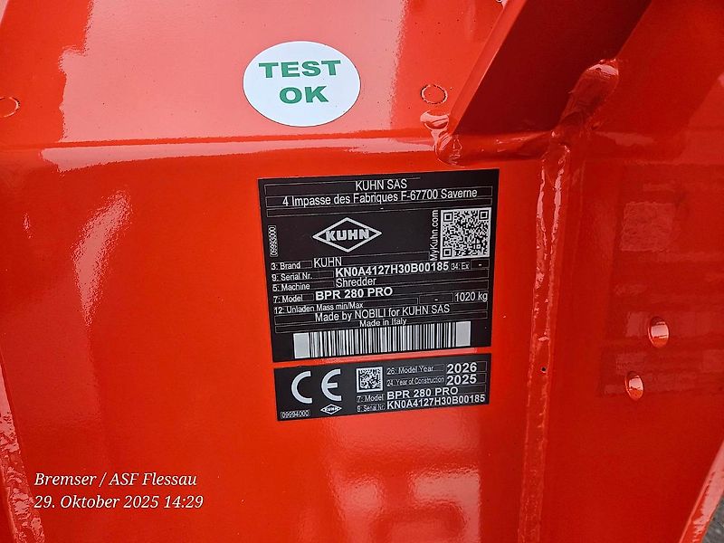 Kuhn BPR 280 Pro