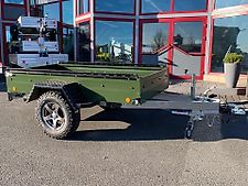Offroad Anhänger 1300kg Pulverbeschichtet bronzegrün