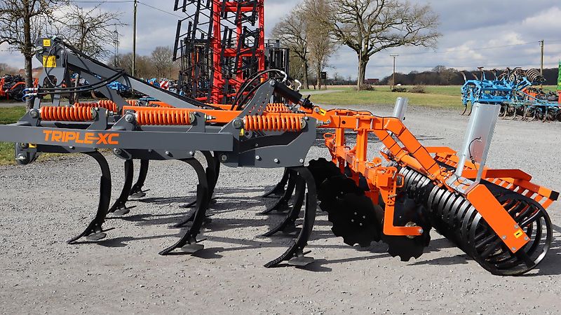 AgroXX TRIPLE-XC 3.0-10 ZINKEN GEFEDERT -- MULCHGRUBBER PREMIUM MIT DACHRINGWALZE--