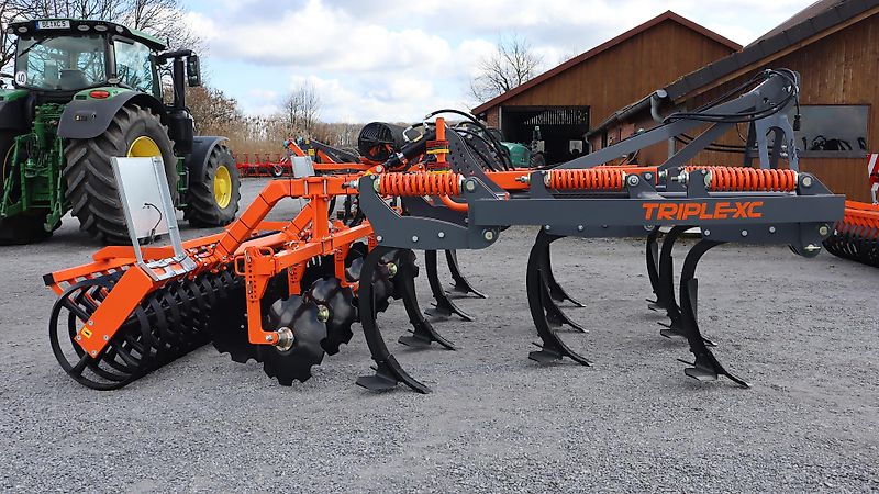 AgroXX TRIPLE-XC 3.0-10 ZINKEN GEFEDERT -- MULCHGRUBBER PREMIUM MIT DACHRINGWALZE--