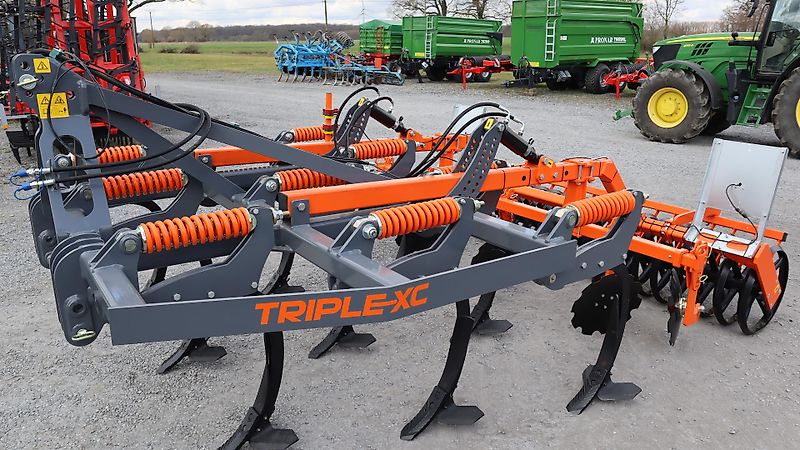 AgroXX TRIPLE-XC 3.0-10 ZINKEN GEFEDERT -- MULCHGRUBBER PREMIUM MIT DACHRINGWALZE--