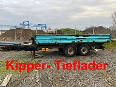 Obermaier 14 14 t Tandemkipper- Tieflader