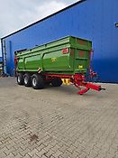 Hilken Tridem-Muldenkipper, MKR8600, Hardox-Boden, Reifen 650/55R26,5, Häckselaufsätze 800mm