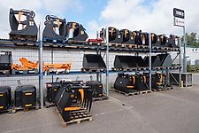 Weidemann Leichtgutschaufel, Krokodilgebiss, Palettengabel