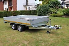 Hochlader Eduard 2615 2000 kg Gebremst Anhänger Alu-Wände