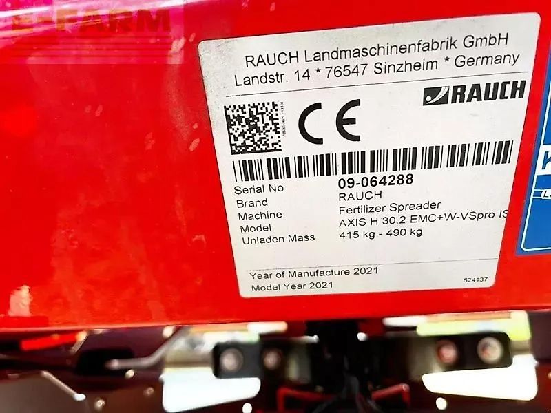 Rauch axis h 30.2 emc+w wiegestreuer