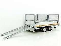 Eduard Heckkipper 160x311cm 2,7t|E+Hand Pumpe|Rampen+Stützen|Gitt